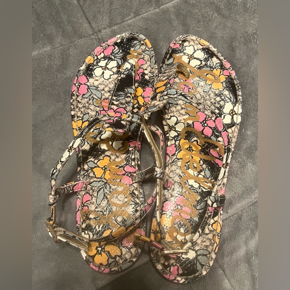 Sam Edelman GIGI THONG SANDAL, Size 7, EUC